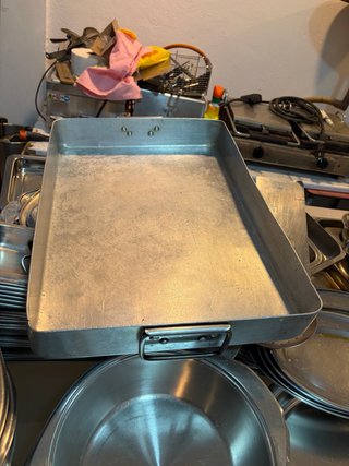 Bandeja de horno metálica
