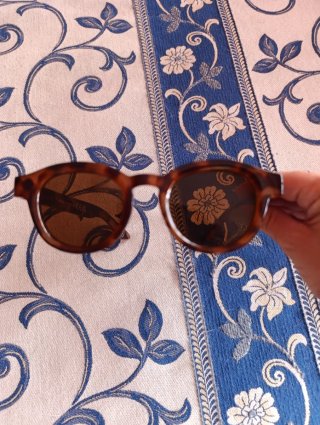 Gafas de sol efecto carey ovaladas
