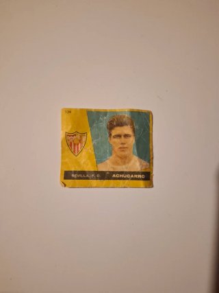 Cromo fútbol Achucarro Sevilla FC 139