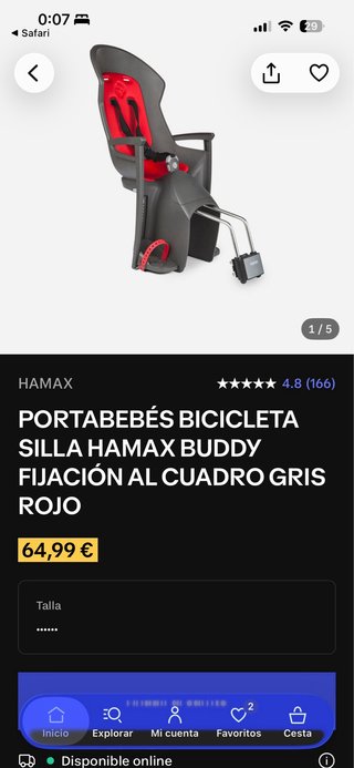 Silla infantil Hamax Smiley