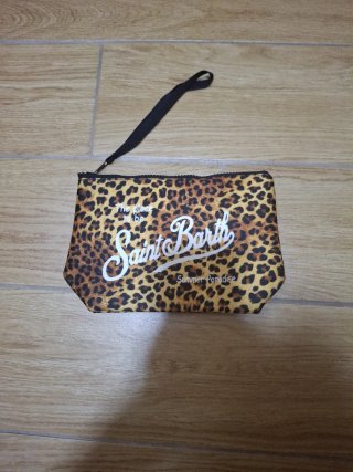 Pochette Saint Barth leopardata