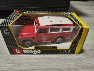 Burago Land Rover II 1/24 Rojo