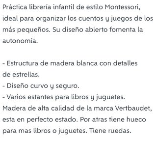 Estantería Infantil Montessori Estrellas