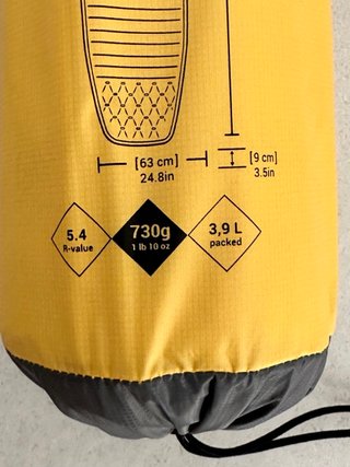 Colchón Simond MT 900 Air XL Amarillo