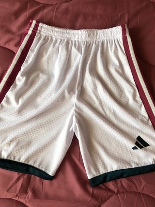 Pantalón corto Real Madrid blanco niño kids