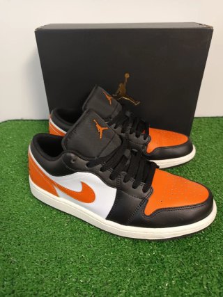 Zapatillas Air Jordan 1 Low Negro Naranja