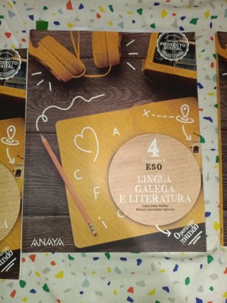 Libro lingua galega e literatura ANAYA 4o ESO
