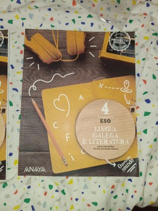 Libro lingua galega e literatura ANAYA 4o ESO