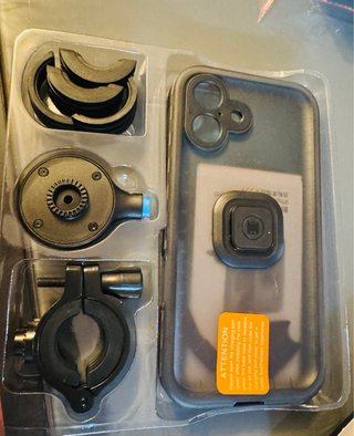 Kit Soporte Manillar + Funda iPhone 16 Plus