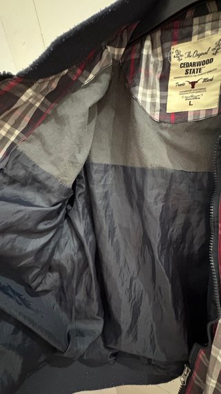 Chaqueta Bomber Cuadros Cedarwood State Talla L