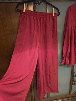 Conjunto ZANZEA burdeos elegante