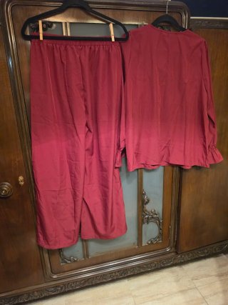 Conjunto ZANZEA burdeos elegante
