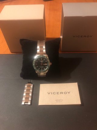 Reloj Viceroy Ceramic Verde y plateado