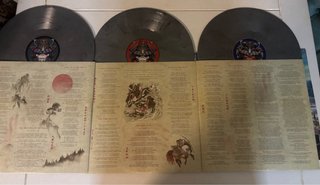 Iron Maiden Senjutsu Vinilo Triple Plata y Negro