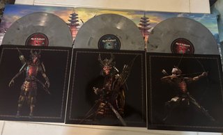 Iron Maiden Senjutsu Vinilo Triple Plata y Negro