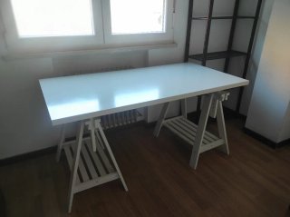 Mesa escritorio blanca Ikea