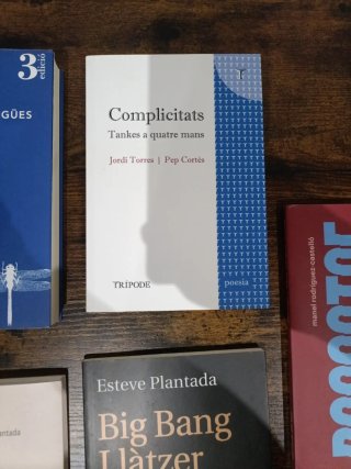 Lote cinco libros poesía en catalán, impecables.