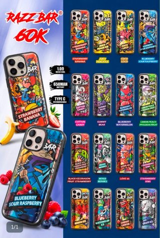Fundas Razzbar 60K para iPhone