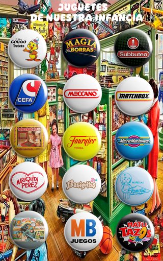 PACK CHAPAS JUGUETES DE NUESTRA INFANCIA (VOL 2)