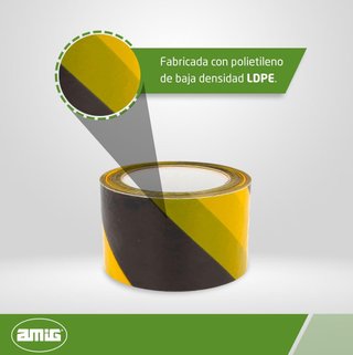 Cinta de Balizaje 200 m  x 70 mm