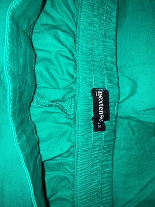 Pantalón elástico verde