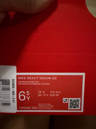 Nike Reactx Vision Talla 39