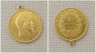 Moneda Napoleón III 10 Francos 1855 Oro