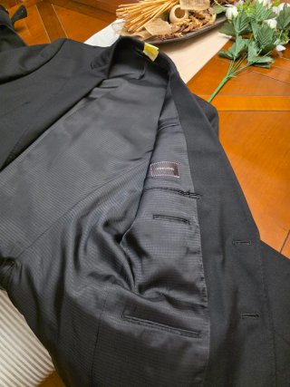 Traje de caballero negro