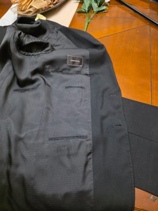 Traje de caballero negro