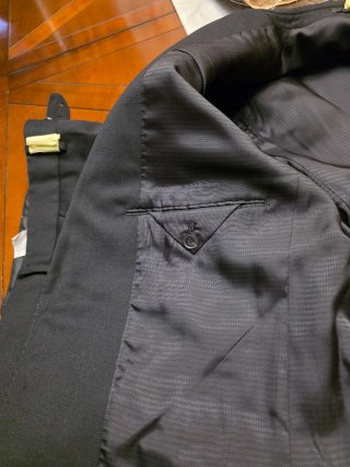 Traje de caballero negro