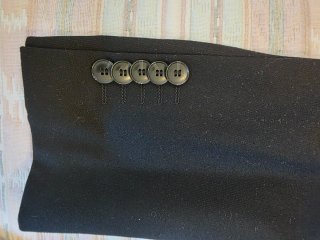 Traje caballero, corte joven, negro