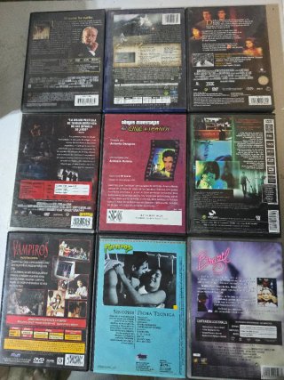 Lote 25 DVDs: Crimen, Drama, Terror, Romance
