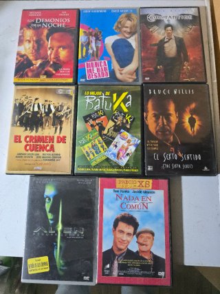 Lote 25 DVDs: Crimen, Drama, Terror, Romance