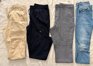 Lote 4 Pantalones Mujer Talla 38