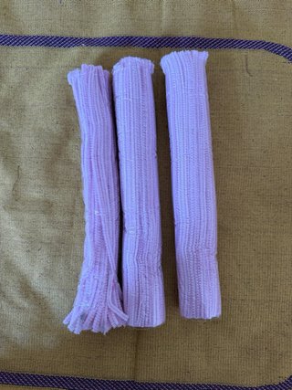 Manualidades: Limpiapipas Amarillos y Morados