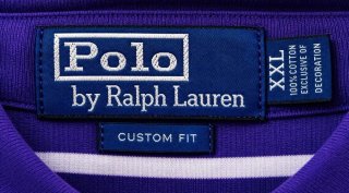 Polo Ralph Lauren Rayas Azul y Blanco