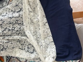 Vestido Verano Encaje Blanco Talla L