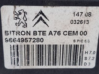 Peugeot 9664957280 centralita capota 207 1147408