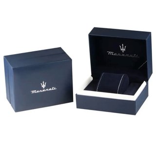 Reloj Maserati Hombre Azul Dorado Nuevo Caja Origi