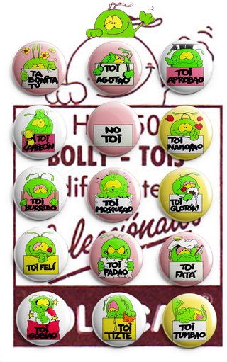 PACK CHAPAS TOIS DE BOLLYCAO (AÑOS 80)