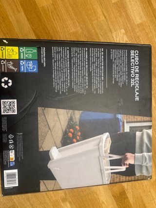 Cubo de reciclaje selectivo 32L