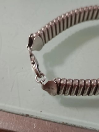 Pulsera Plata Semi Rígida