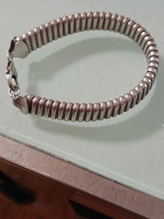 Pulsera Plata Semi Rígida