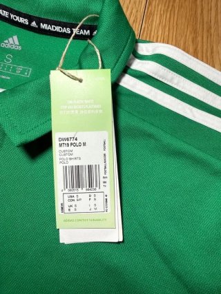 Polo Deportivo Adidas Talla S Verde Nuevo