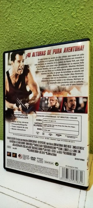 Jungla de Cristal DVD Bruce Willis