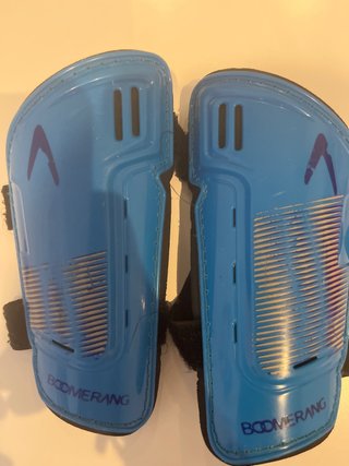 Espinilleras Fútbol Boomerang Azul