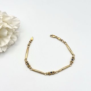 Pulsera de oro 18kt con zafiro