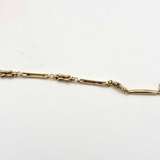 Pulsera de oro 18kt con zafiro