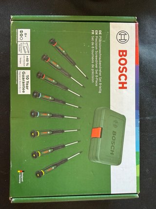 Juego Destornilladores Precisión Bosch 8 pz