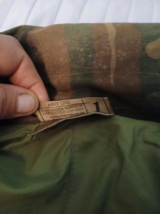 Chaqueta militar camuflaje talla L